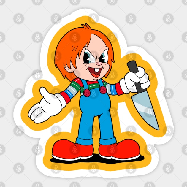 Chucky Halloween Sticker by Style cuphead 